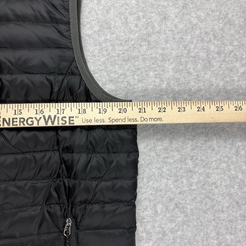 Eddie Bauer Puffer Vest Womens L Black Travex EB700 Down Insulated Quilted Gorp - Picture 6 of 9